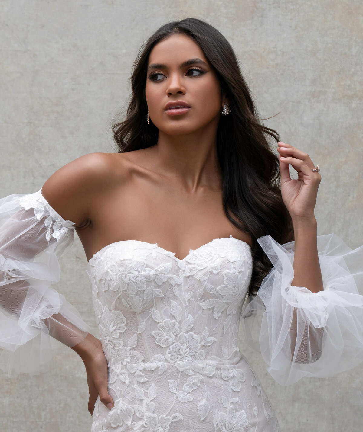 Abella wedding gown featured by Lace Bridal Couture