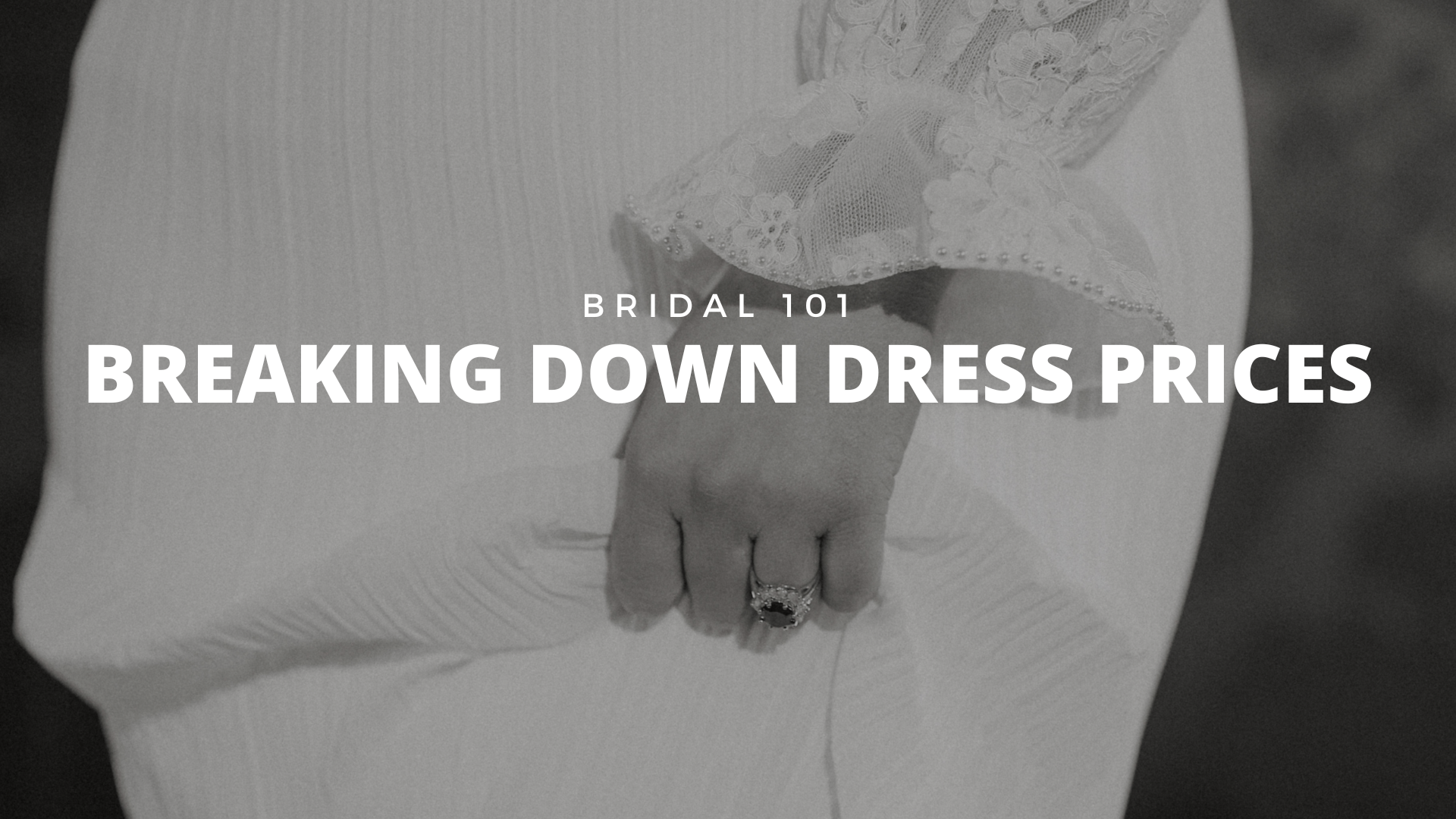 Breaking down wedding dress prices Image
